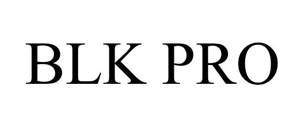 Trademark Logo BLK PRO
