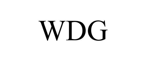 Trademark Logo WDG