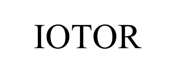 Trademark Logo IOTOR