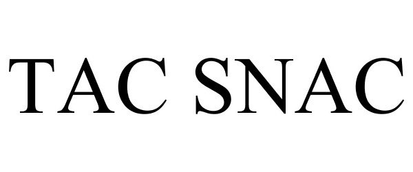 Trademark Logo TAC SNAC