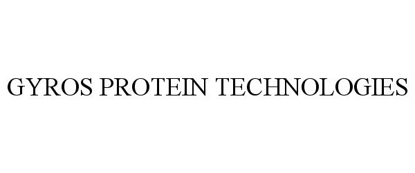  GYROS PROTEIN TECHNOLOGIES