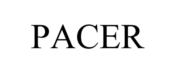 Trademark Logo PACER