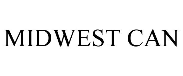 Trademark Logo MIDWEST CAN