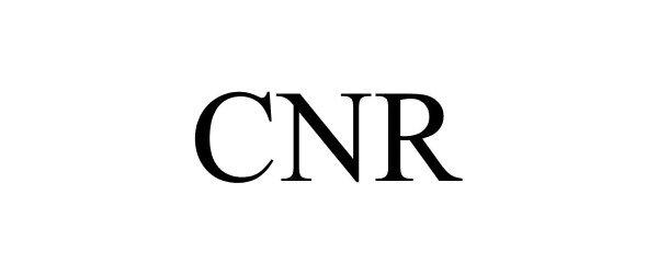 Trademark Logo CNR