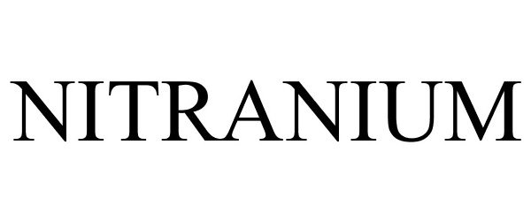 Trademark Logo NITRANIUM