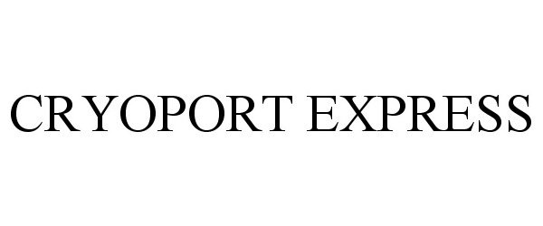 Trademark Logo CRYOPORT EXPRESS