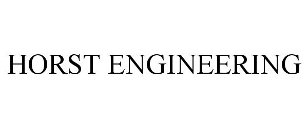  HORST ENGINEERING