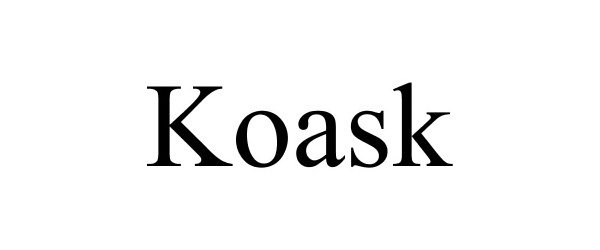 Trademark Logo KOASK