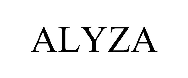 Trademark Logo ALYZA