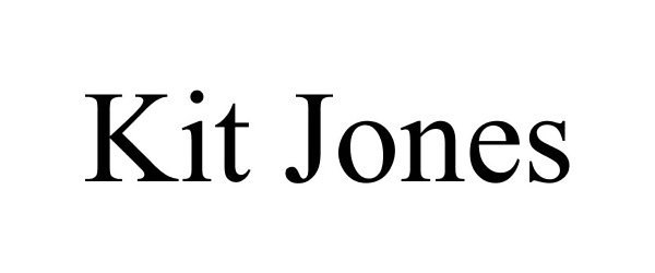 Trademark Logo KIT JONES