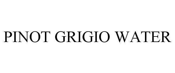 Trademark Logo PINOT GRIGIO WATER