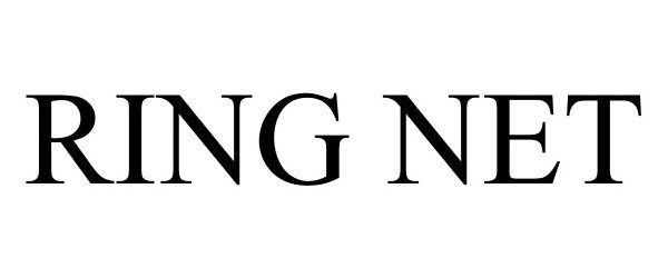 Trademark Logo RING NET