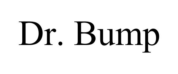 Trademark Logo DR. BUMP