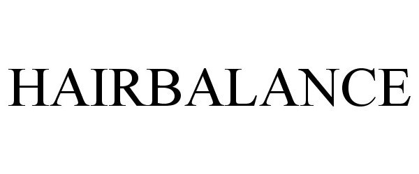 Trademark Logo HAIRBALANCE