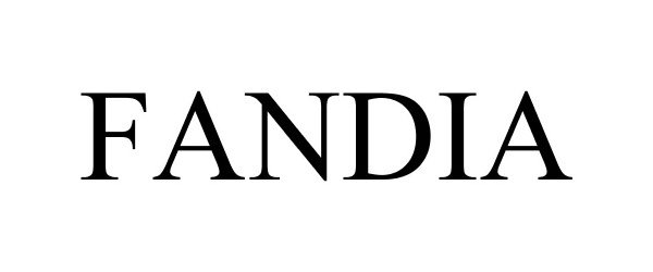 Trademark Logo FANDIA