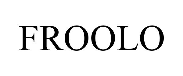Trademark Logo FROOLO