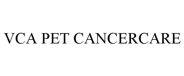  VCA PET CANCERCARE