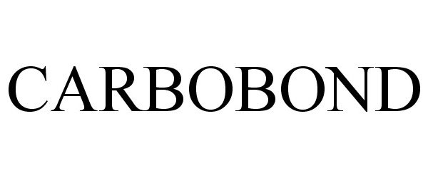 Trademark Logo CARBOBOND