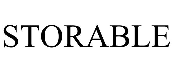 Trademark Logo STORABLE