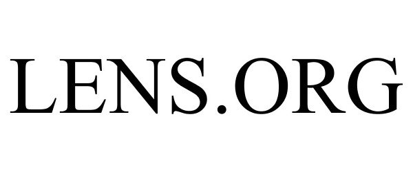 Trademark Logo LENS.ORG