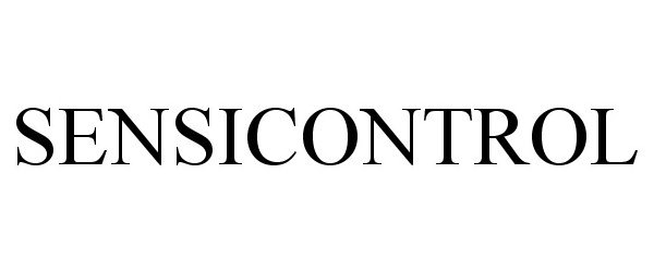 Trademark Logo SENSICONTROL