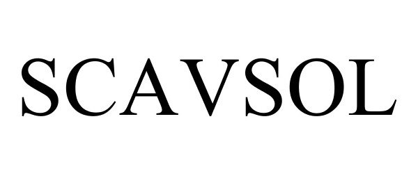 Trademark Logo SCAVSOL