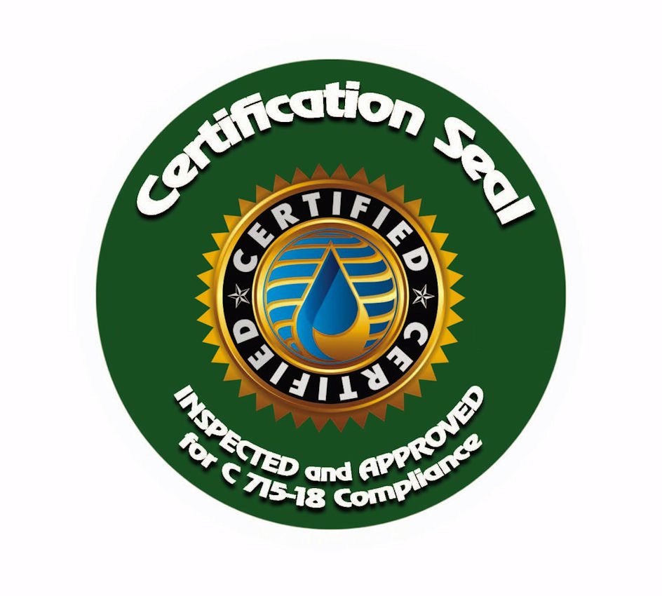 Trademark Logo CERTIFICATION SEAL INSPECTED AND APPROVED FOR C 715-18 COMPLIANCE CERTIFIED CERTIFIED