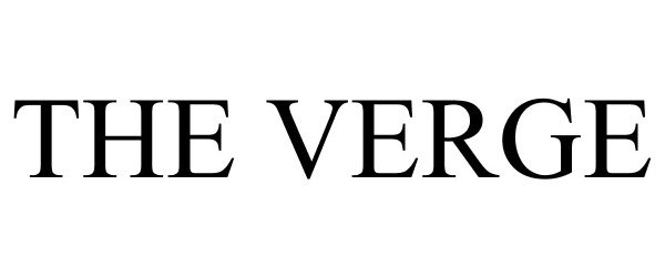 Trademark Logo THE VERGE