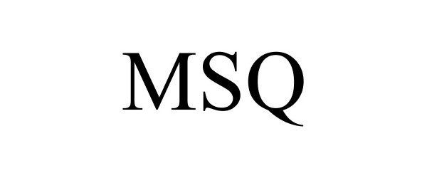 Trademark Logo MSQ