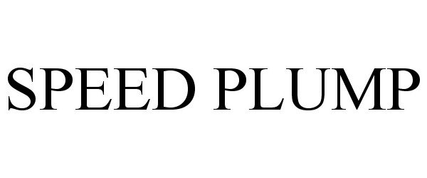 Trademark Logo SPEED PLUMP