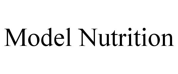  MODEL NUTRITION