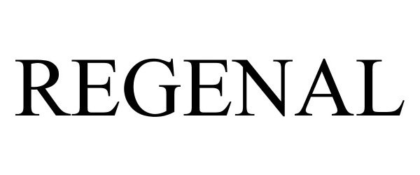 Trademark Logo REGENAL