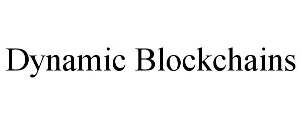 Trademark Logo DYNAMIC BLOCKCHAINS