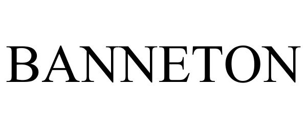 Trademark Logo BANNETON