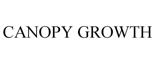 Trademark Logo CANOPY GROWTH