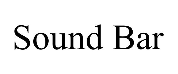Trademark Logo SOUND BAR