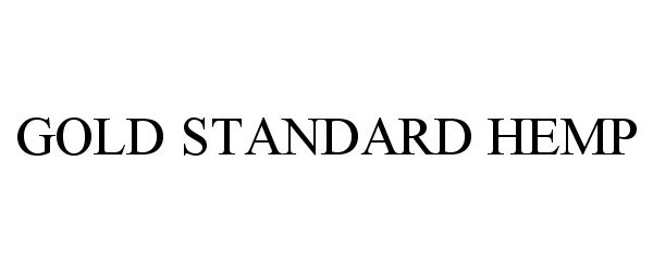 Trademark Logo GOLD STANDARD HEMP
