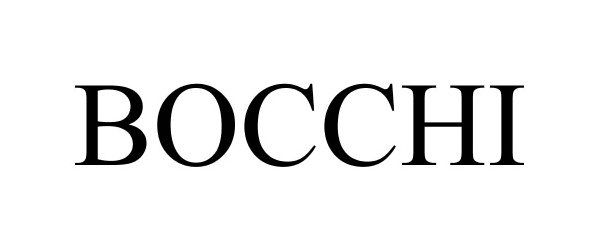 Trademark Logo BOCCHI
