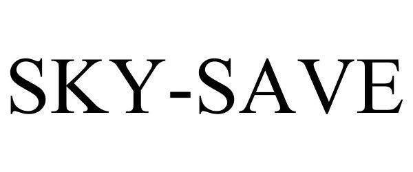 Trademark Logo SKY-SAVE