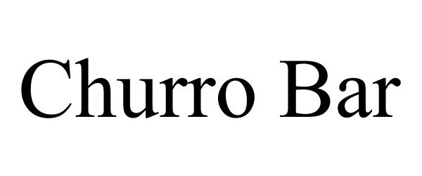Trademark Logo CHURRO BAR