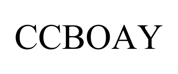 Trademark Logo CCBOAY