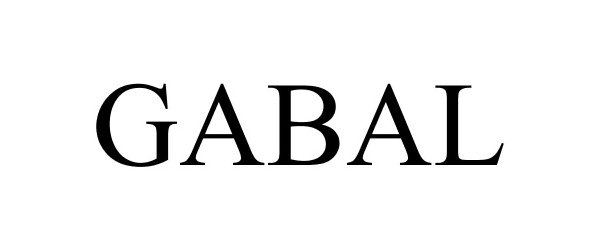 Trademark Logo GABAL