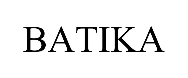 Trademark Logo BATIKA