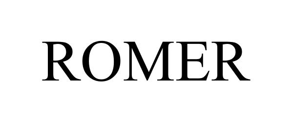 Trademark Logo ROMER