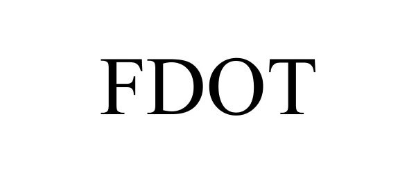 Trademark Logo FDOT