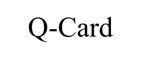 Trademark Logo Q-CARD