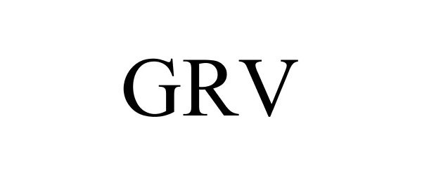 Trademark Logo GRV