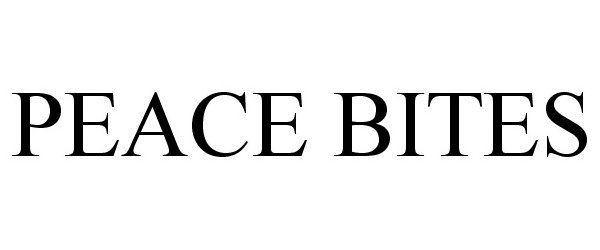 Trademark Logo PEACE BITES