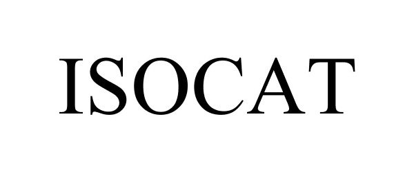 Trademark Logo ISOCAT