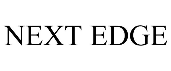 Trademark Logo NEXT EDGE